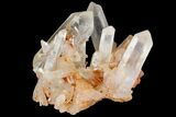 Tangerine Quartz Crystal Cluster - Madagascar #156856-1